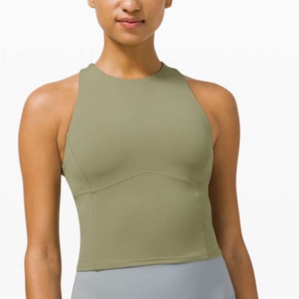 Lululemon Sage Green Activewear Top
